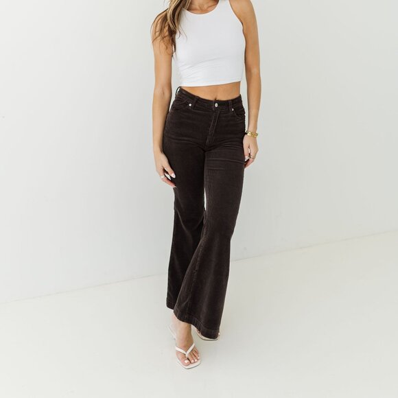 Eastcoast Flare Cord Wide | Elm | Rolla's Jeans - Picture 2 of 16